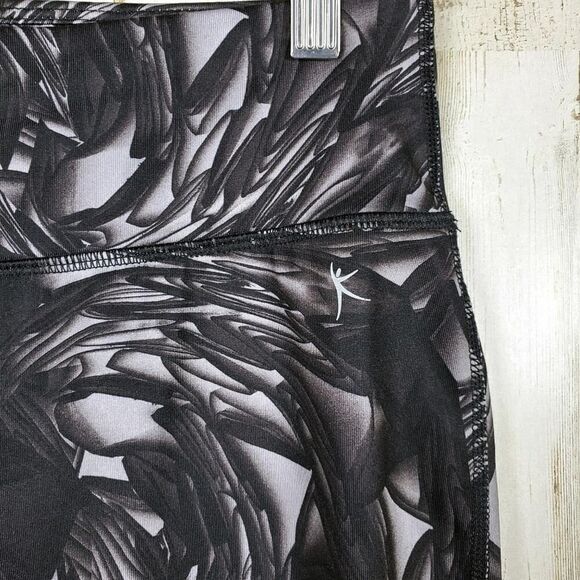 Danskin Now Leggings Black Gray Small 4-6 - Picture 7 of 9